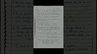 Class 11 chemistry | Thermodynamics handwritten note | JEE | NEET | CBSE | NCERT | BSEB | BOARD EXAM