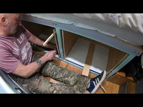 VLOG 107, Narrowboat Fit Out -  BEDROOM STORAGE