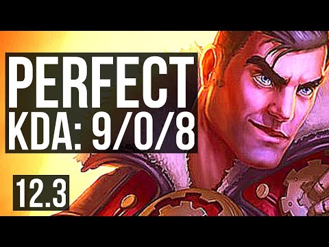 JAYCE vs QUINN (TOP) | 9/0/8, Legendary, Rank 9 Jayce | BR Challenger | 12.3