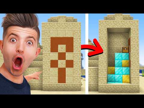 UNBELIEVABLE! Discovering Minecraft's SECRET Rooms