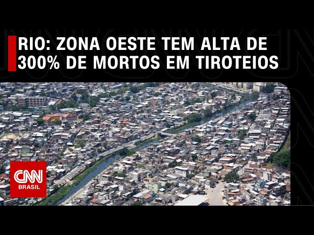 Rio: Zona oeste tem alta de 300% de mortos em tiroteios | CNN 360º