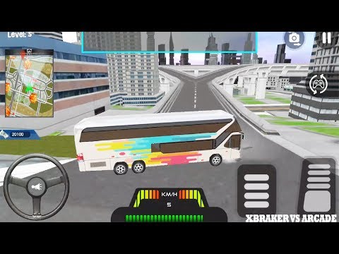City Coach Bus Simulator 2: New Bus Unlocked Driving Mission Mode - Android GamePlay 2019