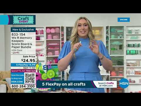HSN | Crafting Essentials - We R Memory Keepers Crafting - 17th Anniversary 01.17.2023 - 03 AM