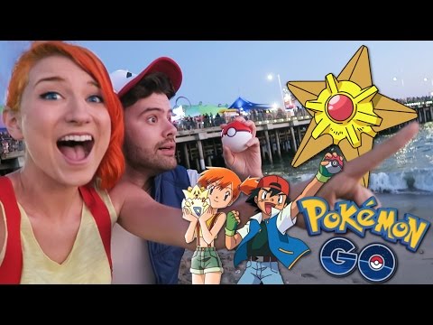 Pokemon GO - サンタモニカ桟橋のアッシュ＆ミスティ (Pokemon GO - Ash & Misty at the Santa Monica Pier)