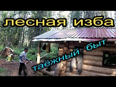 Лесная изба.Таёжный быт.