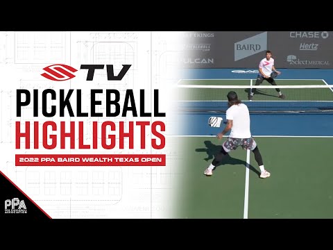 McGuffin Backhand Pickleball Highlight - 2022 PPA Baird Wealth Management Texas Open Men's Singles