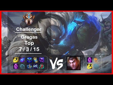 KR Challenger Replays Top Gragas vs Jayce Ep.4500