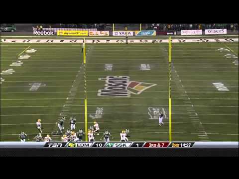 CFL Edmonton 23, Saskatchewan 31- Novermber 6, 2010