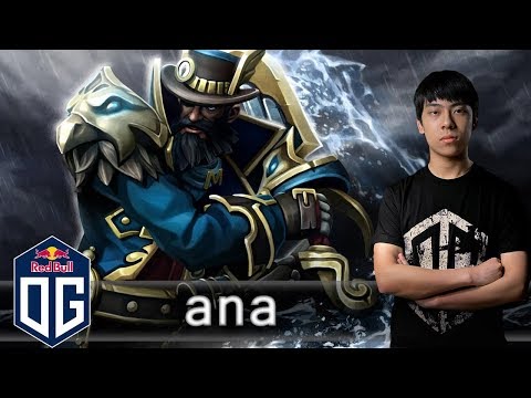 OG.ana Kunkka Gameplay - Unranked Match - OG Dota 2.