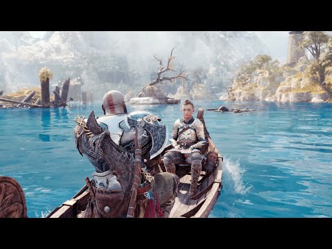 Atreus says he will better then Kratos one day Scene - God Of War Ragnarok