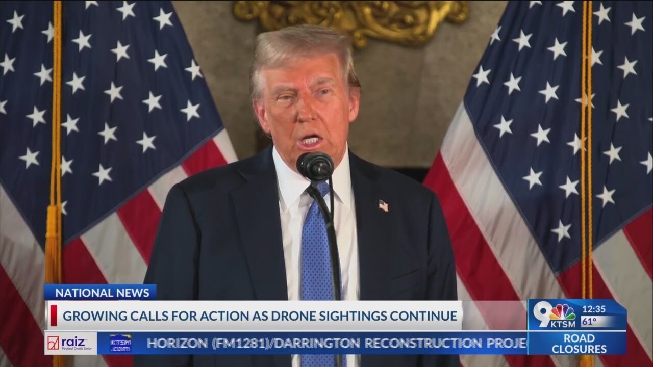 Growing calls for action as drone sightings continue