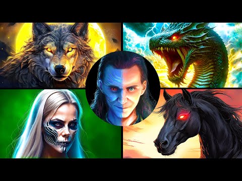 The Messed Up Origins of Loki's Monstrous Children | Norse Mythology Explained