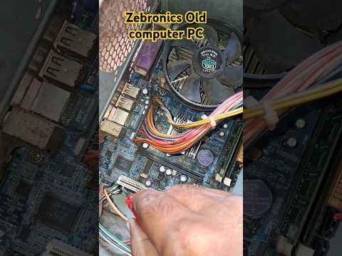 Zebronics Old computer PC⚡zebronics old cpu | Restoration old PC