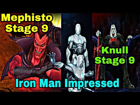 Knull And Mephisto Stage 9 Clear With iron Man - Marvel Future Fight