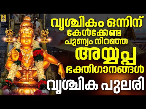 വൃശ്ചികം ഒന്നിന് കേൾക്കേണ്ട പുണ്യം നിറഞ്ഞ അയ്യപ്പ ഭക്തിഗാനങ്ങൾ | Vrishchika Pulari #ayyappa #2025