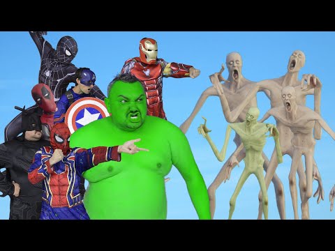 Superheroes VS SCP 096 Army