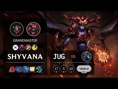 Shyvana Jungle vs Ekko - KR Grandmaster Patch 10.4