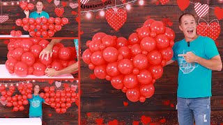 איך ליצור לב עם בלונים 💖 סיבוב דמויות בלונים ✨ לב של בלונים 💖 גוסטבו gg