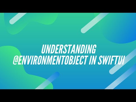 EnvironmentObject in SwiftUI