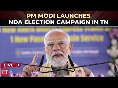 PM Modi kicks off NDA's election campaign in Tamil Nadu with Chengalpattu rally