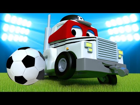 Carl der Super Truck - FIFA Spezial Folge - Der Schiedsrichter Lastwagen - Cartoons für Kinder 🚓 🚒