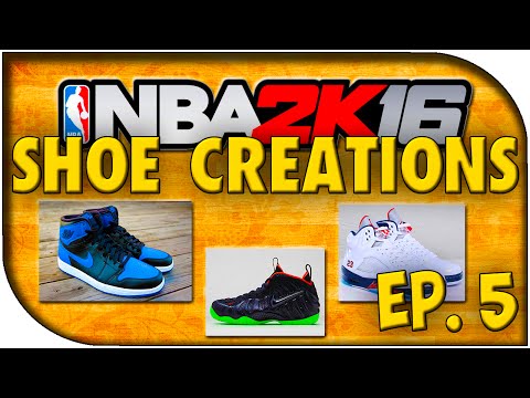 NBA 2K16 - Shoe Creations EP. 5 - Royal 1s, Independence Day 5s, Yeezy Foams