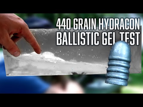 Parker HYDRACON 100-yard Ballistic Gel Test