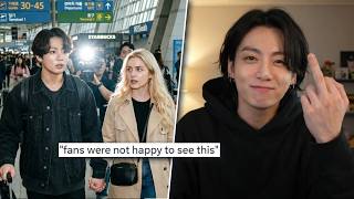 Download lagu Fans MAD As Jungkook Goes To The Airport w/ Blonde Girlfriend? Flips Middle Finger? Tour CANCELED? mp3