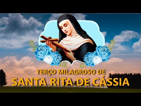 TERÇO MILAGROSO DE SANTA RITA DE CÁSSIA