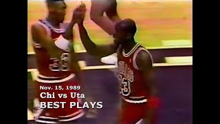 Nov 15, 1989 Chi vs Uta highlights