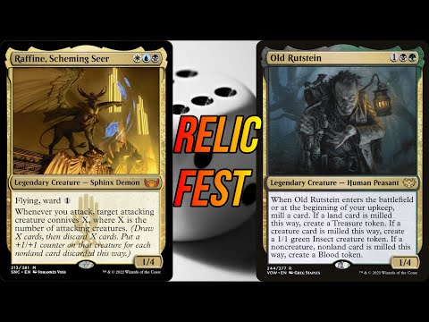Relic Fest Round 3, Table 1 - Raffine VS Old Rutstein - MTG EDH Duel Commander Cartes Magic