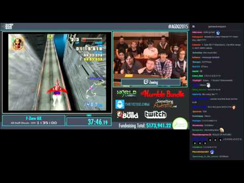 AGDQ 2015 - F-Zero GX - All Staff Ghosts by Zewing, Naegleria and AKC