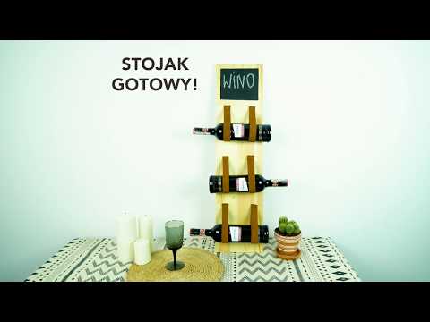 Jak zrobić stojak na wino z deski? #diy #tutorial #vidaron