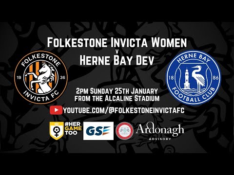 LIVE STREAM | Folkestone Invicta Women v Herne Bay Dev | SECWFL Kent Division One East | 25/1/26
