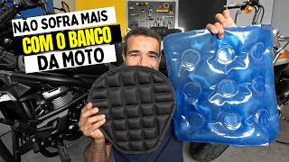 4 OPÇÃO PARA AUMENTAR O CONFORTO NO BANCO DA MOTO