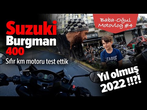 Suzuki Burgman 400 Motovlog İnceleme | Baba Oğul Motovlog