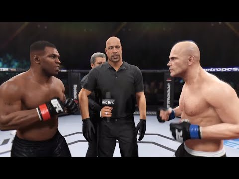 🥊Mike Tyson vs. Bas Rutten (EA Sports UFC 2) - CPU vs. CPU - Crazy UFC 👊🤪