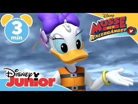 Musse och Racergänget | Fast på en öde ö! ⛵️- Disney Junior Sverige