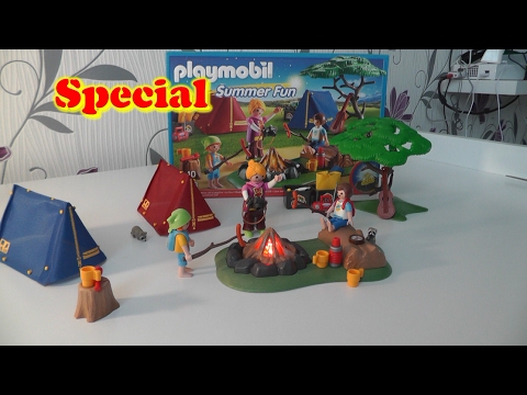 Playmobil Film deutsch /  Zeltlager mit LED-Lagerfeuer special/ Kinderfilm / Kinderserie