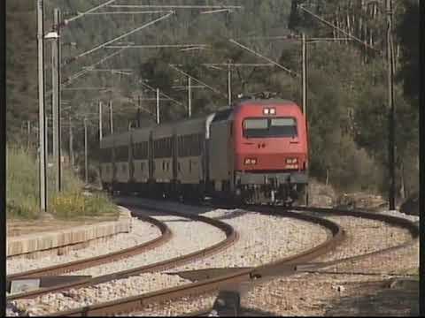 Comboios Intercidades na Linha da Beira Baixa entre Entroncamento e Mouriscas - 2022