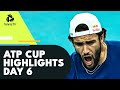 Medvedev, Berrettini, Zverev & Auger-Aliassime Aim For Semi-Finals | ATP Cup 2022 Day 6 Highlights
