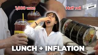 Lunch is getting expensive in Korea… So workers are eating less?