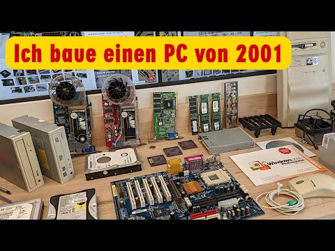 Ich baue einen PC von 2001 mit Windows 2000 - AMD Athlon K7 1GHz Sockel A