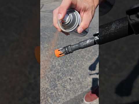 M4 Painting Orange Tip on Airsoft #airsoftguns #airsoft