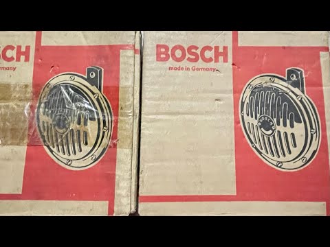 Bosch Car Horn Vintage Germany (2)  006/390HZ & 007/520HZ. 24V