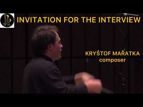 INVITATION FOR THE INTERVIEW  with KRYŠTOF MAŘATKA /composer/ guest of Jana Boušková