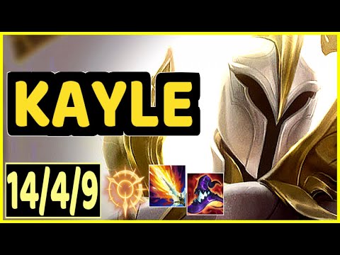 KAYLE VS ZIGGS - 14/4/9 KDA ADC GAMEPLAY CHALLENGER I
