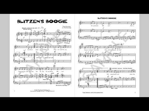Blitzen's Boogie - MusicK8.com Singles Reproducible Kit