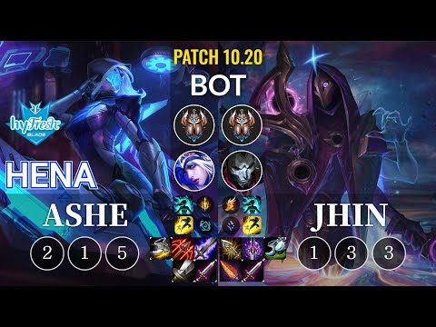 hyF Hena Ashe vs Jhin Bot - KR Patch 10.20