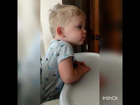 My brother when he wants breakfast.